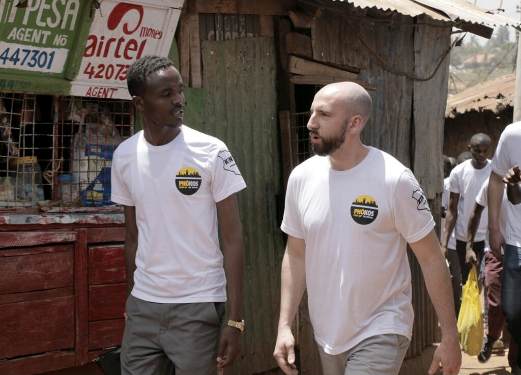 Dadach, PHOKOS Nairobi Missionary, and Corey, PHOKOS Founder